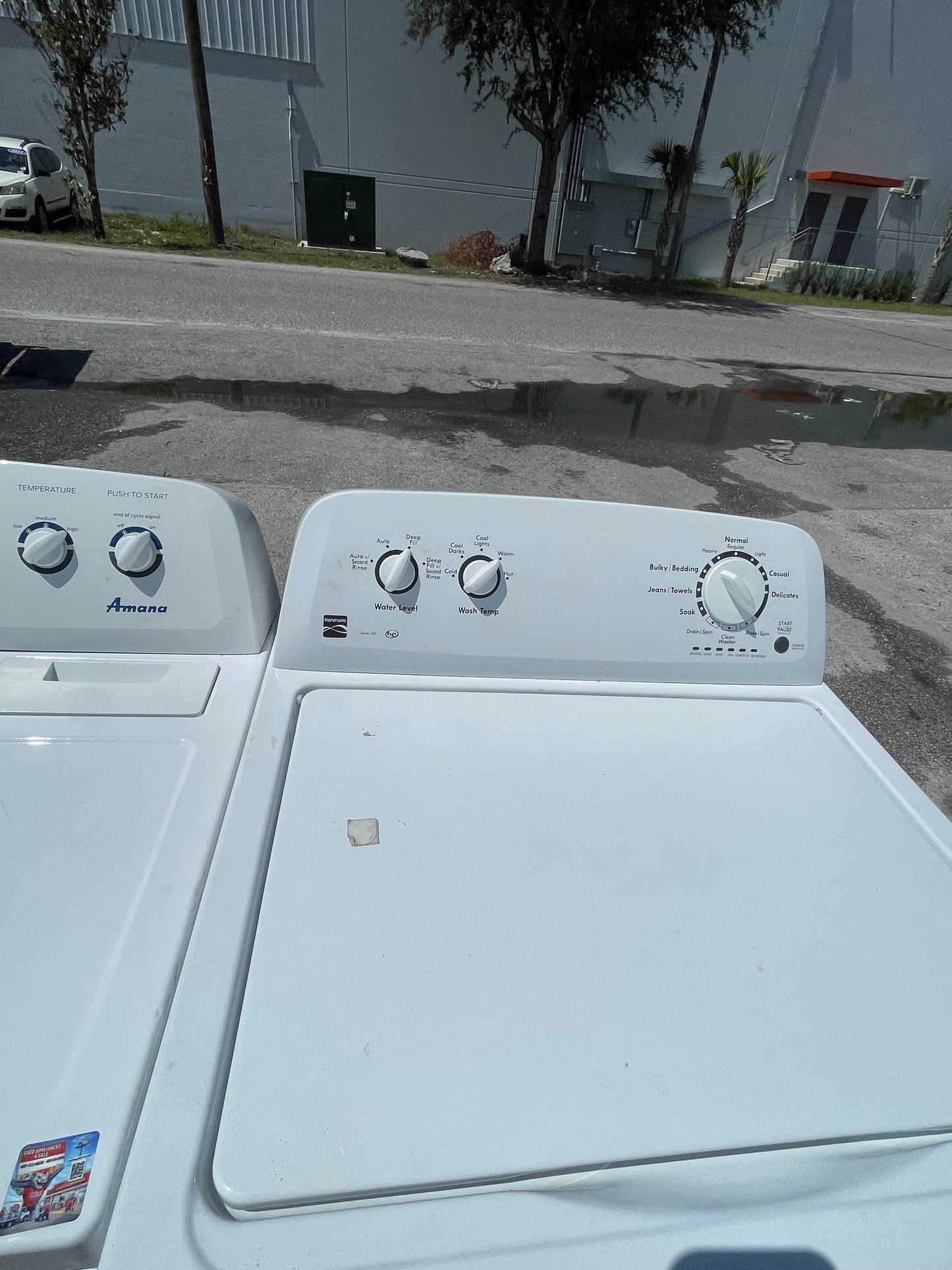 Kenmore Washer And Amana Electric Dryer Set