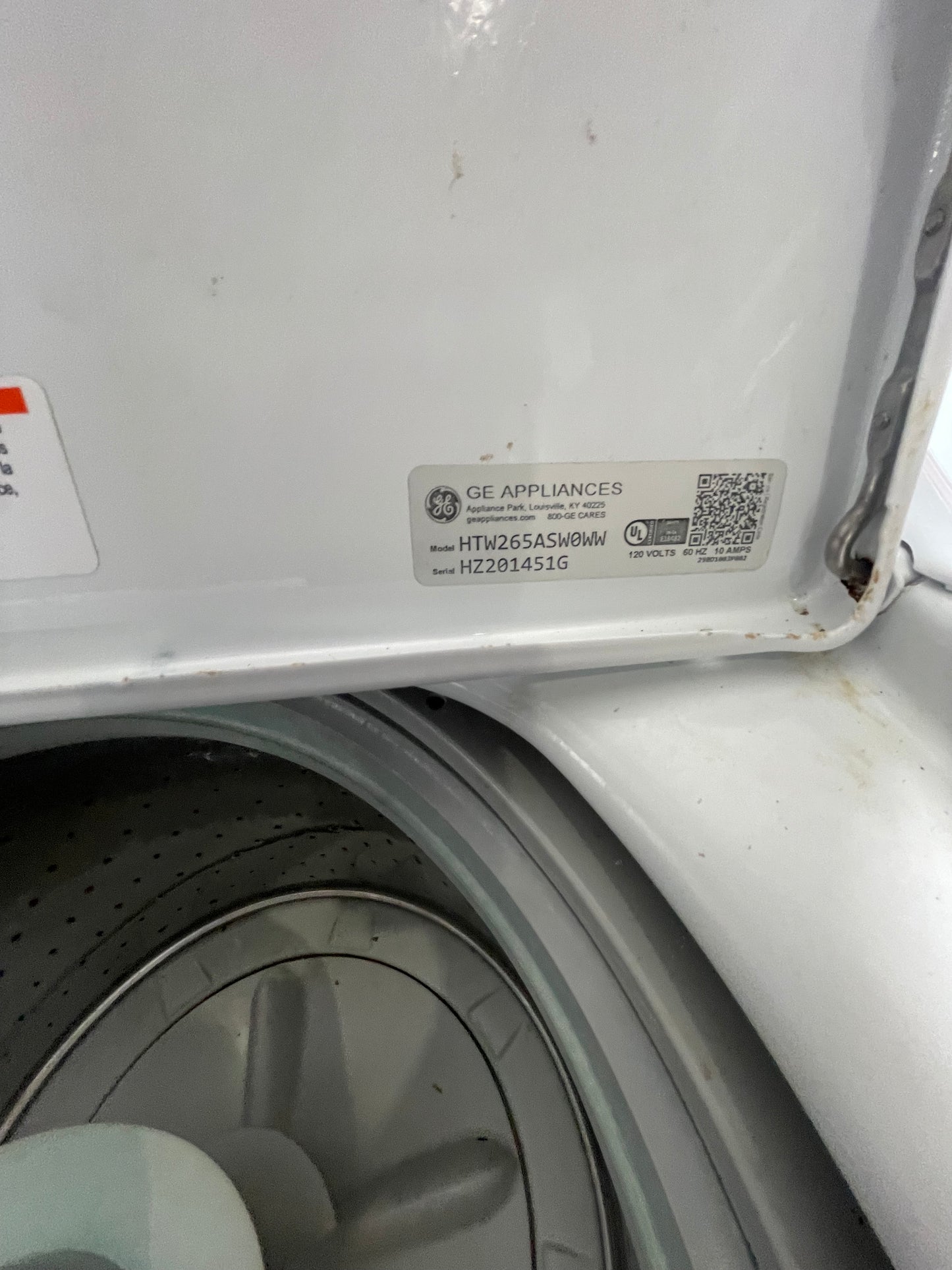 GE 4.2 Cu. Ft. Top Load Washer