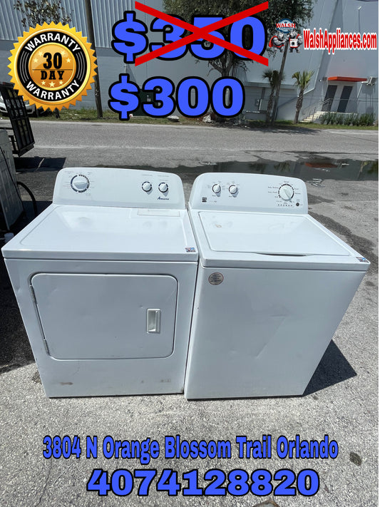 Kenmore Washer And Amana Electric Dryer Set