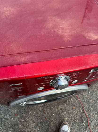 LG DLE7177RM Electric Dryer (Cherry Red)