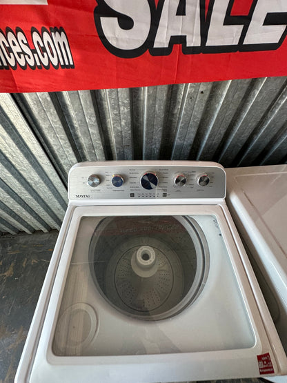 Maytag Washer - White - 28 Inch Top Load Smart Washer