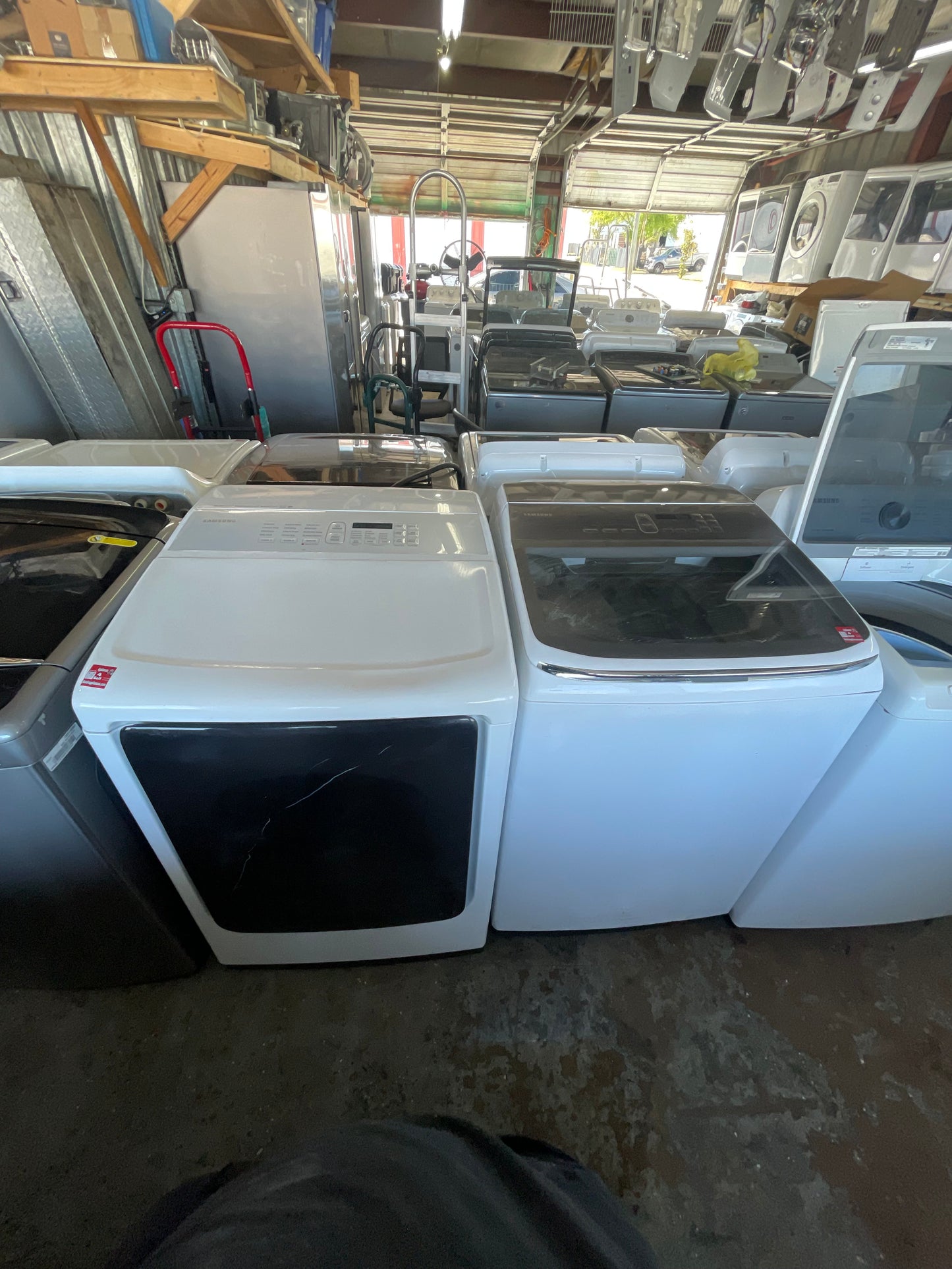 Samsung Washer And electric Dryer Set