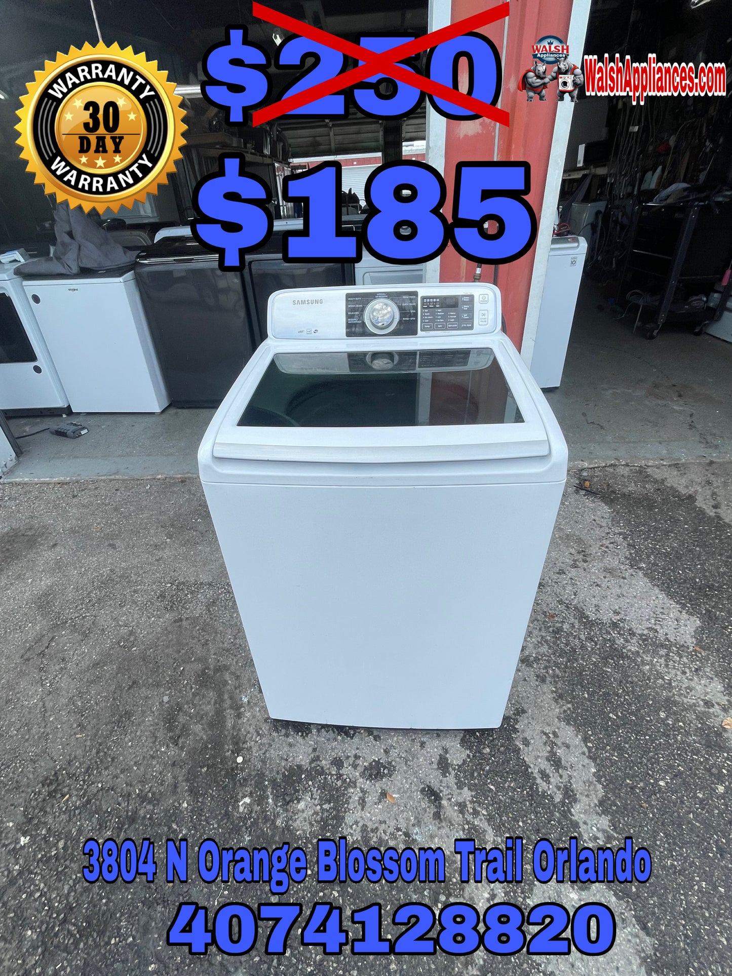 🔥 Samsung WA45H7000AW/A2 Top-Load Washer