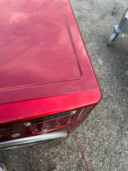 LG DLE7177RM Electric Dryer (Cherry Red)