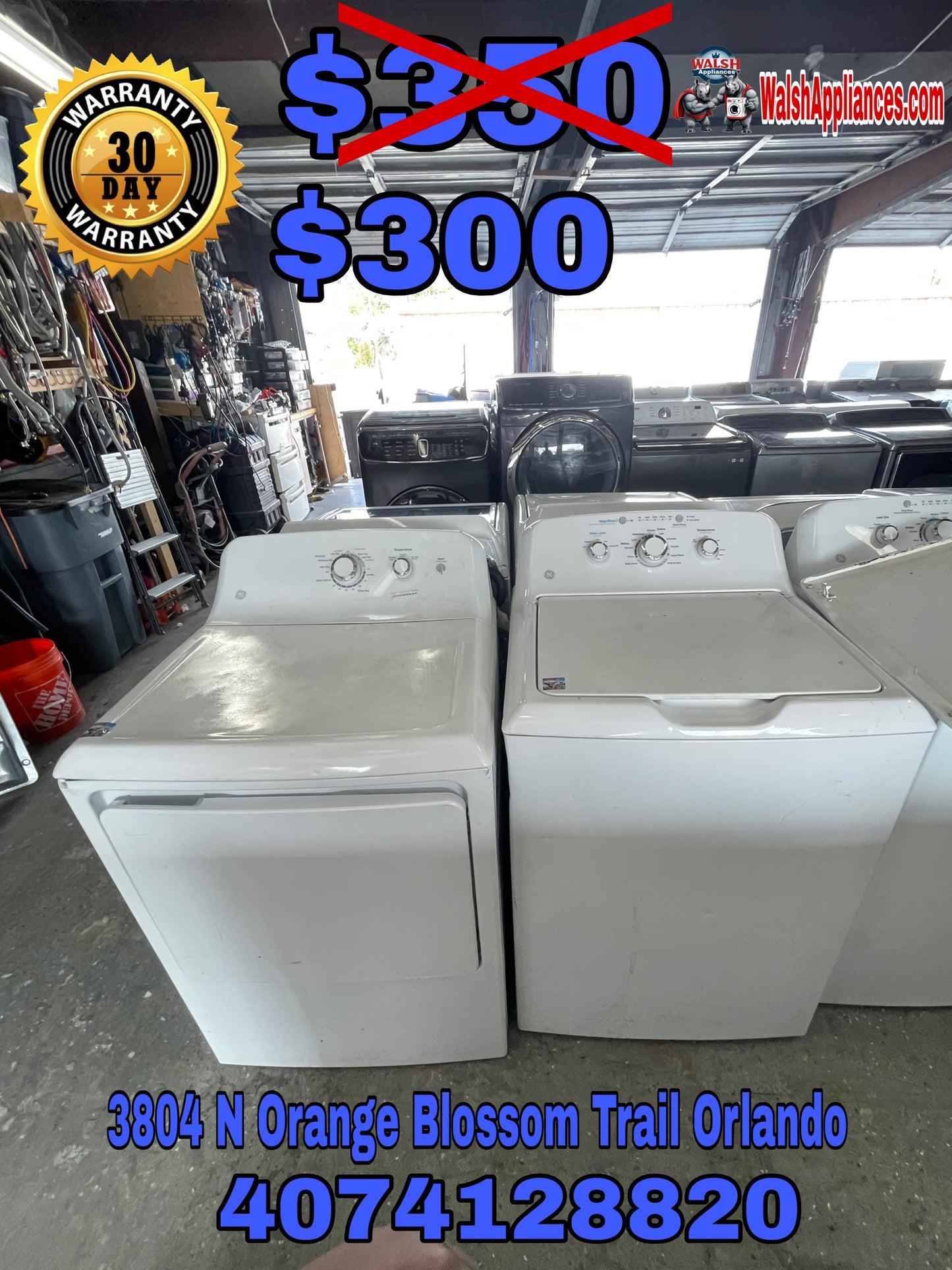 Ge Washer And Electric Dryer  Set