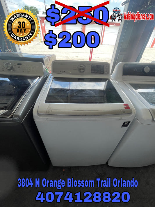 🔥 Samsung WA45H7000AW/A2 4.5 Cu Ft Top Load Washer