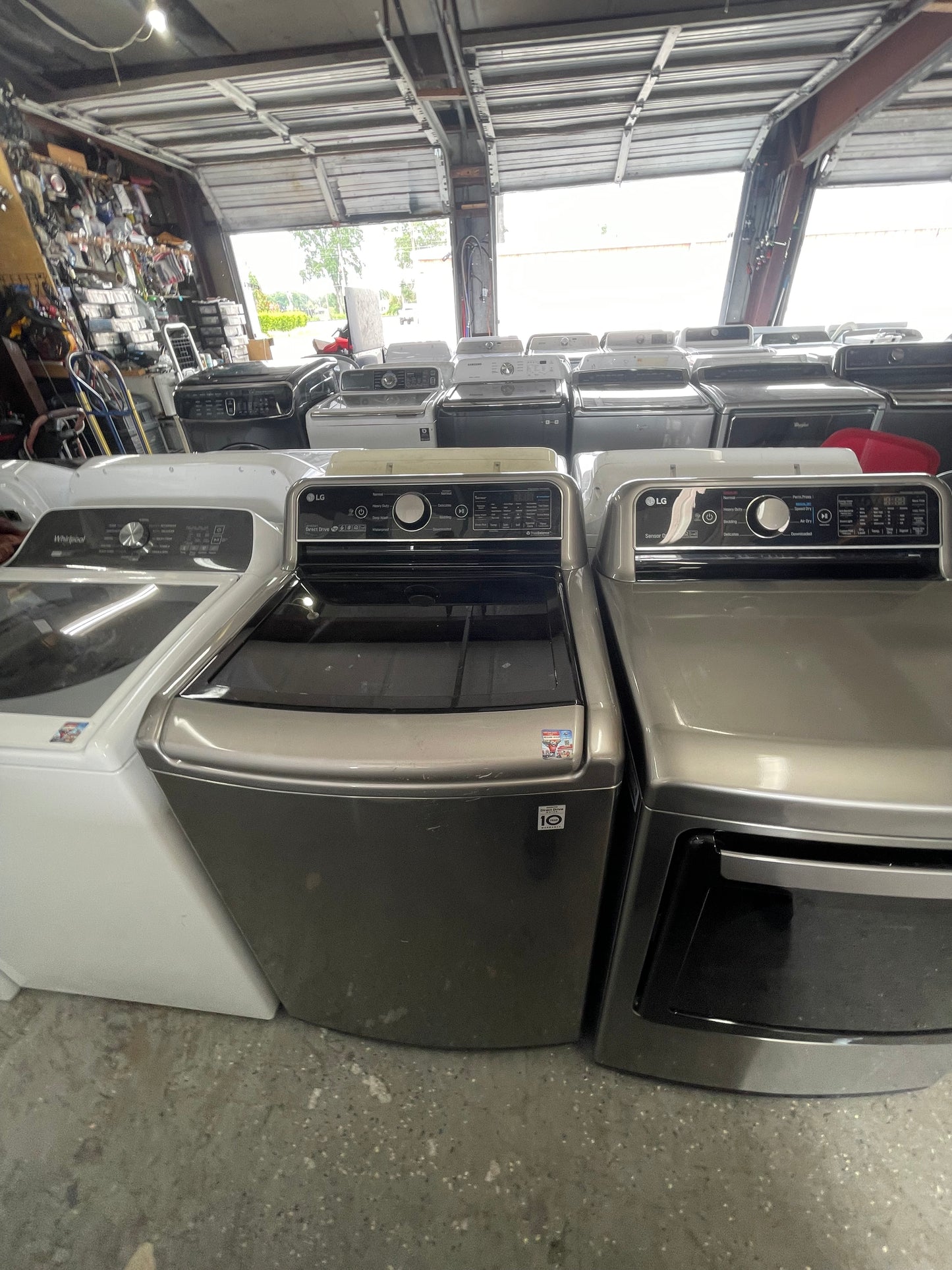 Lg Washer And Electric Dryer Set