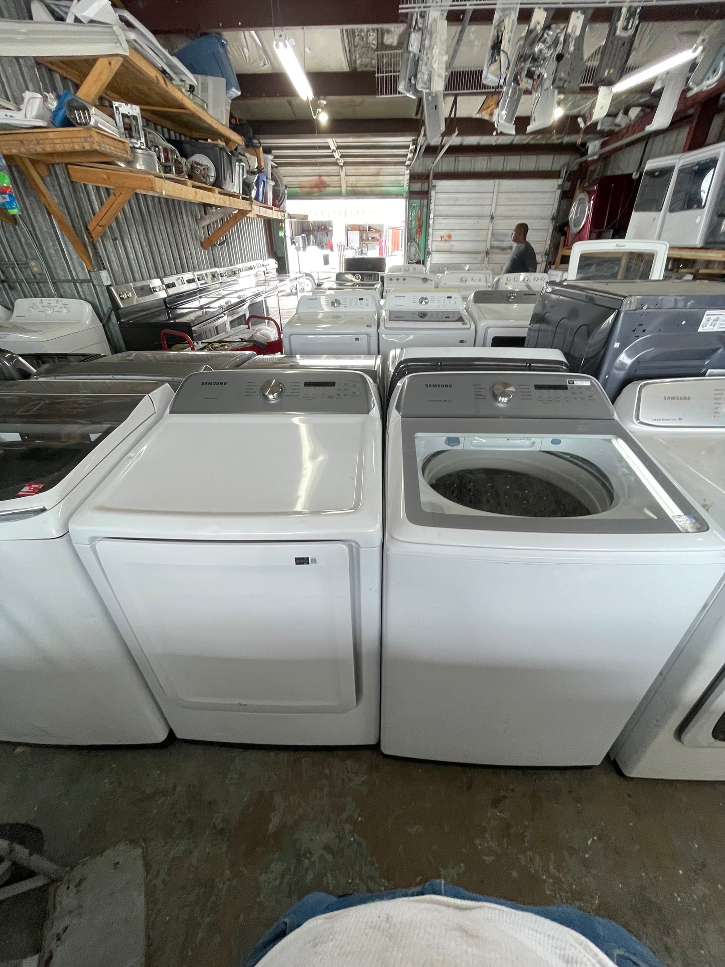 Samsung Washer And Electric Dryer Set