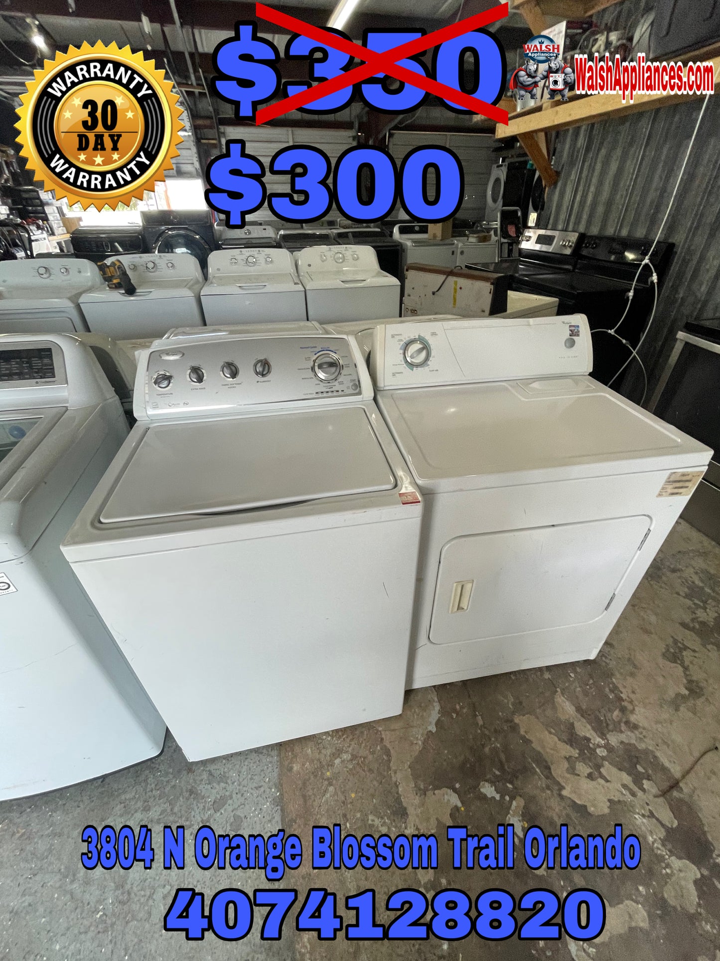 Whirlpool Washer And Electric Dryer Set