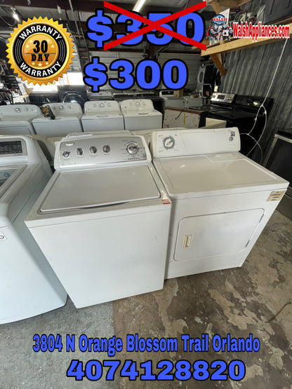 Whirlpool Washer And Electric Dryer Set