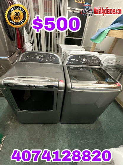 Whirlpool Washer And Electric Dryer Set