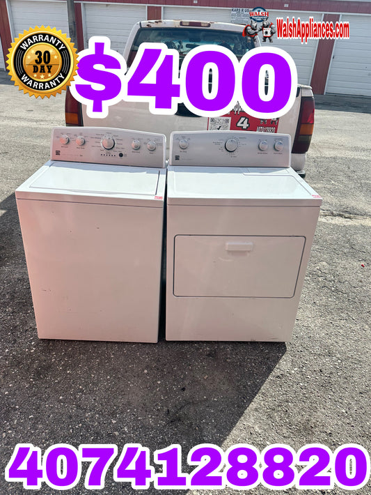 Kenmore Washer And Electric Dryer Set