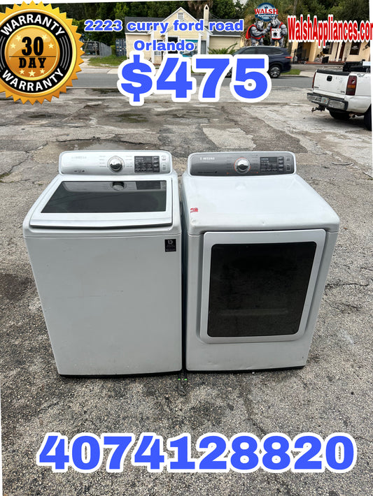 Samsung Washer And Electric Dryer Set