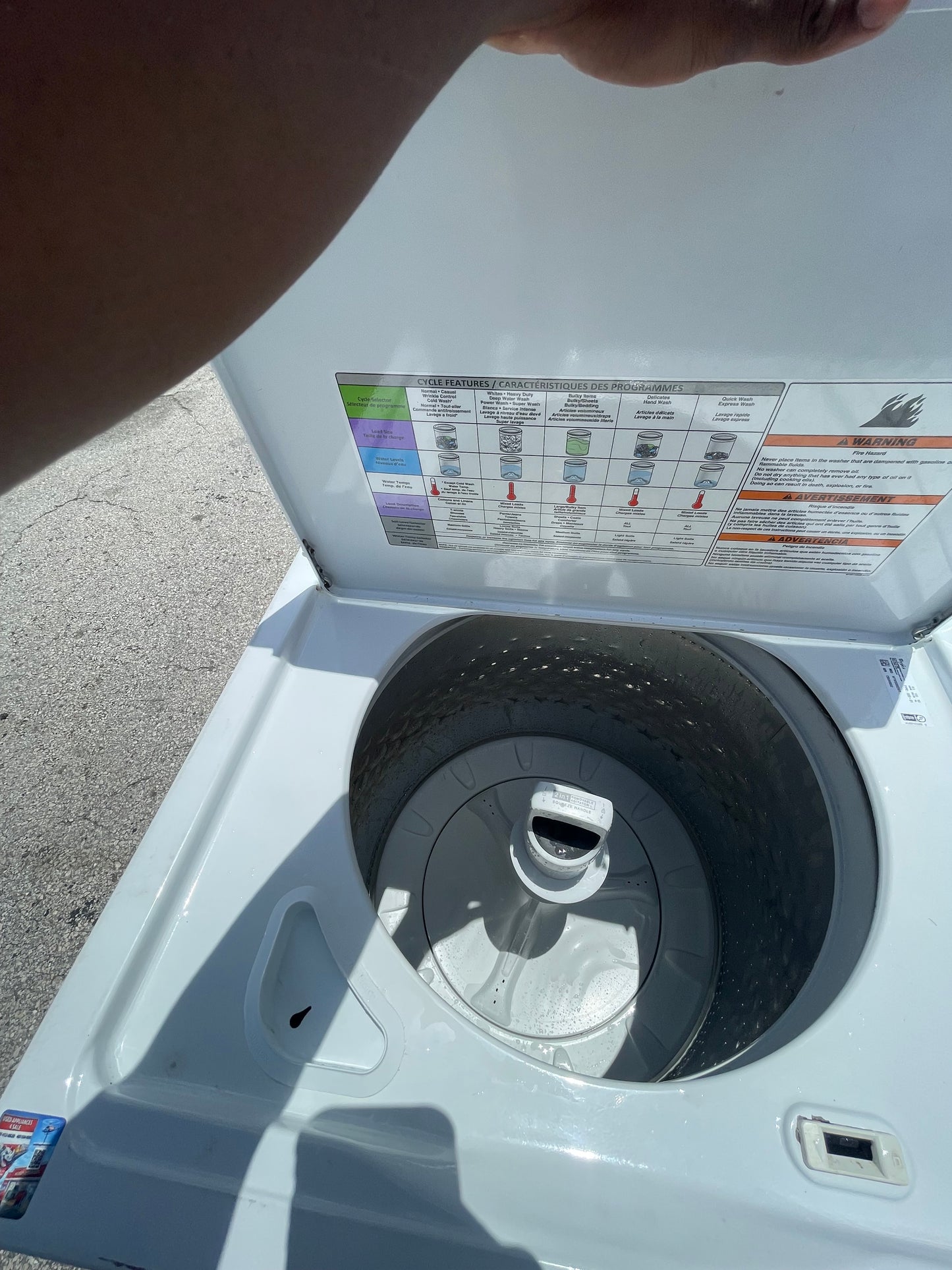 Whirlpool 2in1 Washer