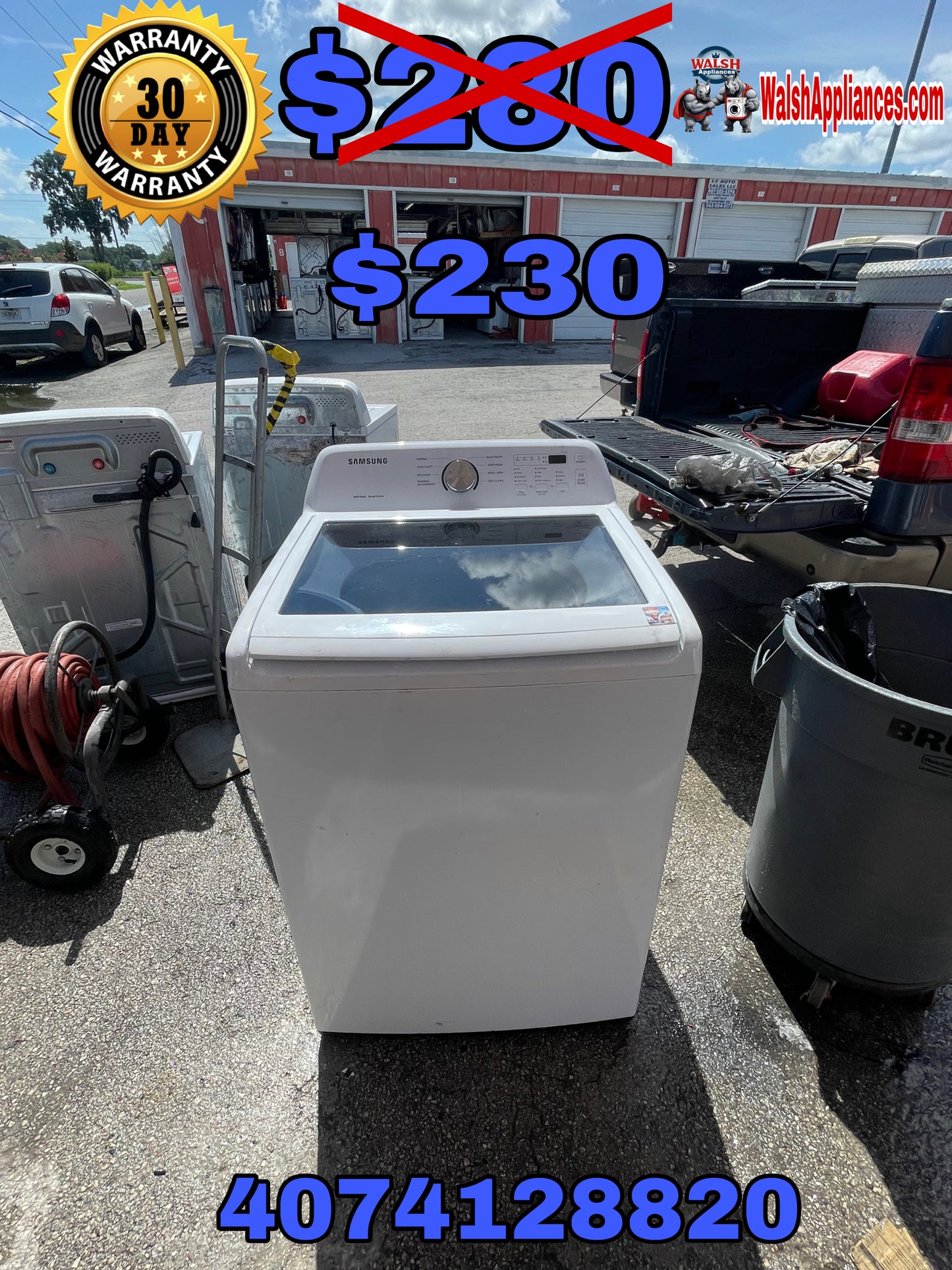 Samsung WA45T3200AW/A4 Top-Load Washer