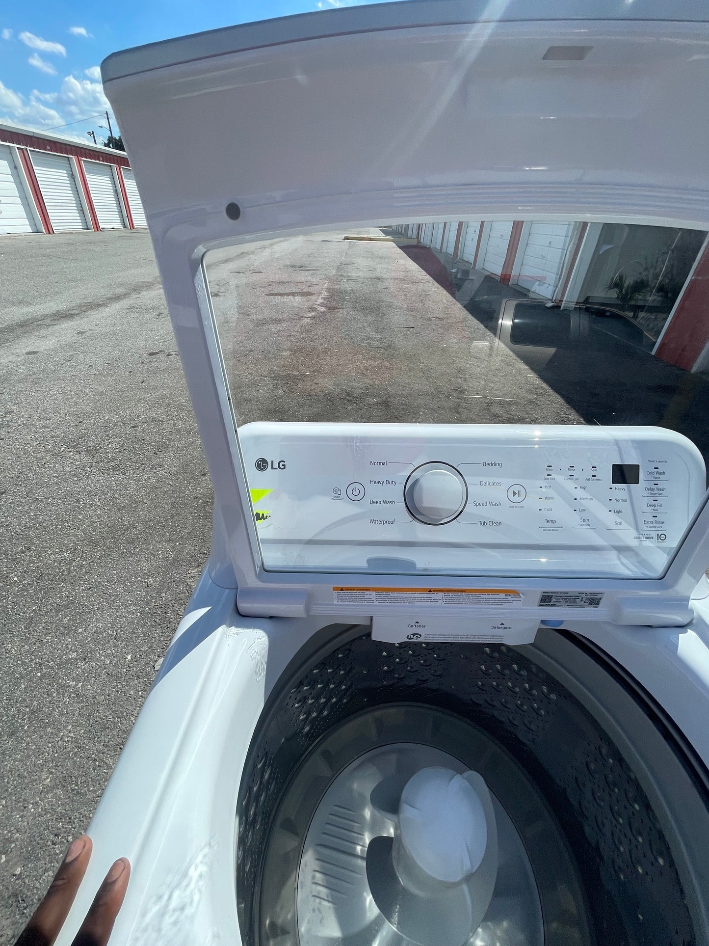 🔥 LG WT7155CW Top-Load Washer