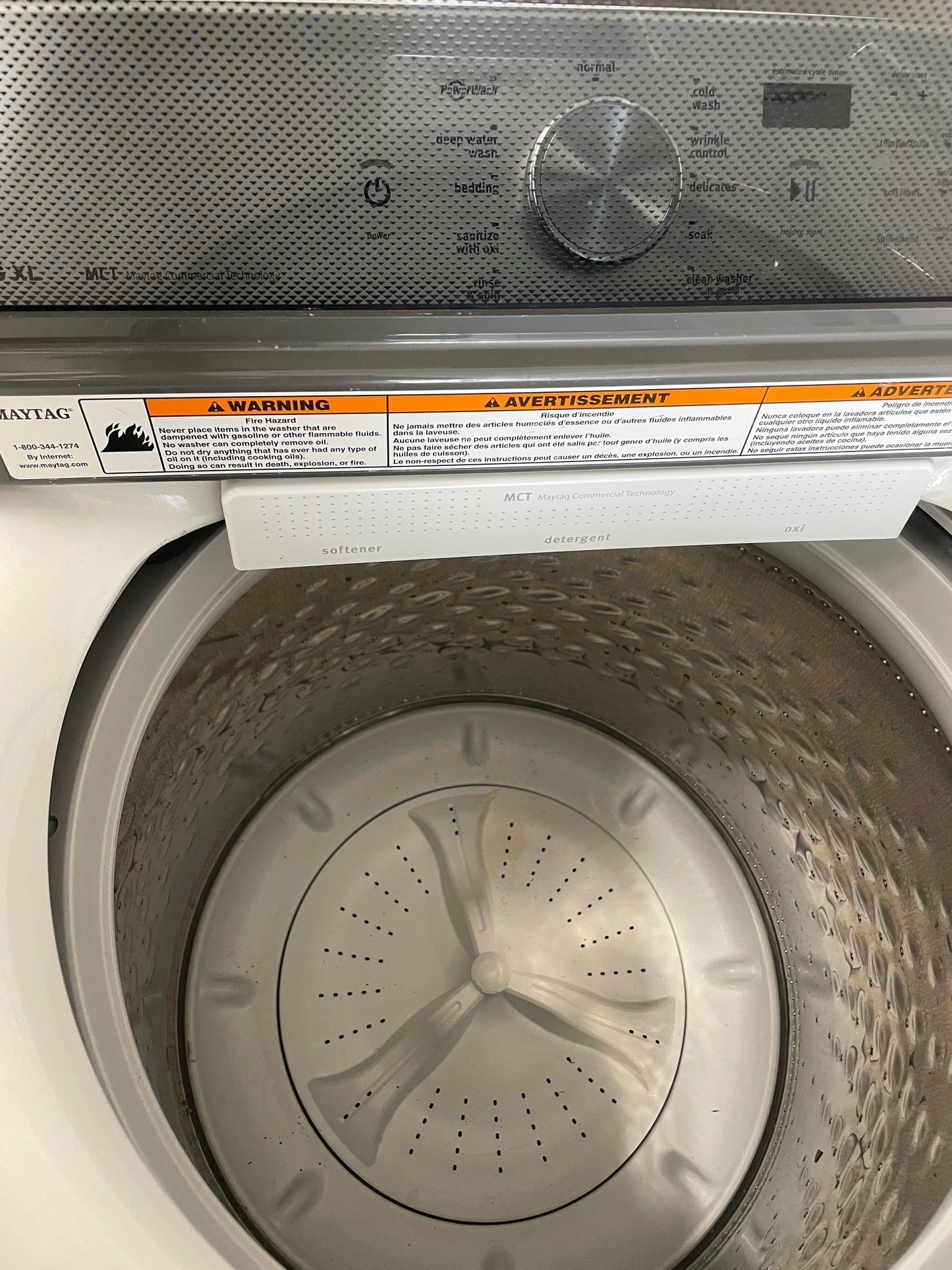 Maytag 4.7 cu. ft. White Top-Load Washer
Model: MVWB835DW