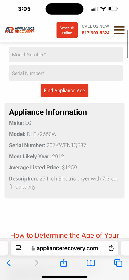27 Inch Electric Dryer with 7.3 cu. ft. Capacity