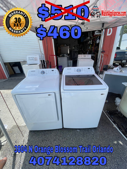 Samsung Washer And Electric Dryer Set