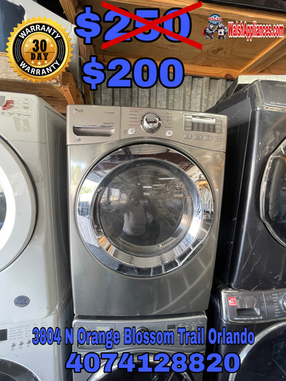 LG Ultra Capacity Electric SteamDryer