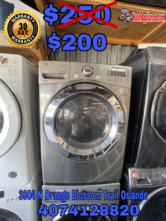 LG Ultra Capacity Electric SteamDryer