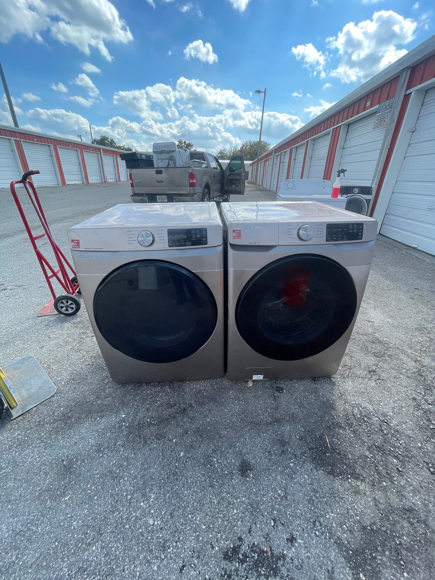 Samsung Washer And Electric Dryer Set