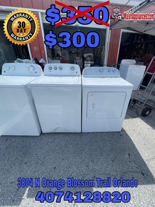 Whirlpool Washer And Electric Dryer Set