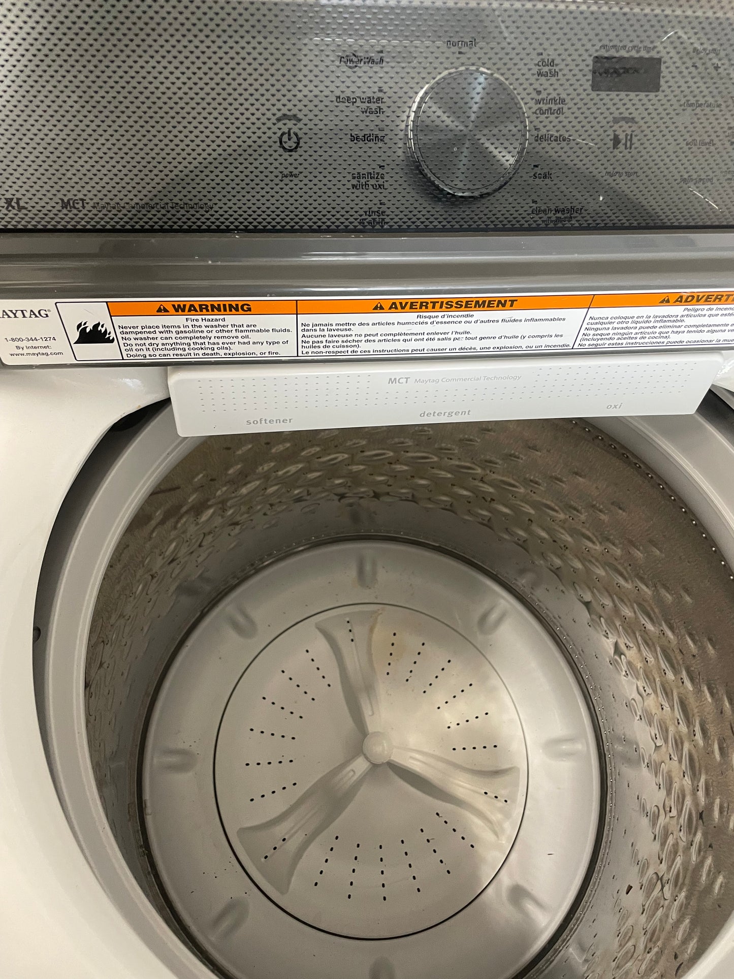 Maytag 4.7 cu. ft. White Top-Load Washer
Model: MVWB835DW