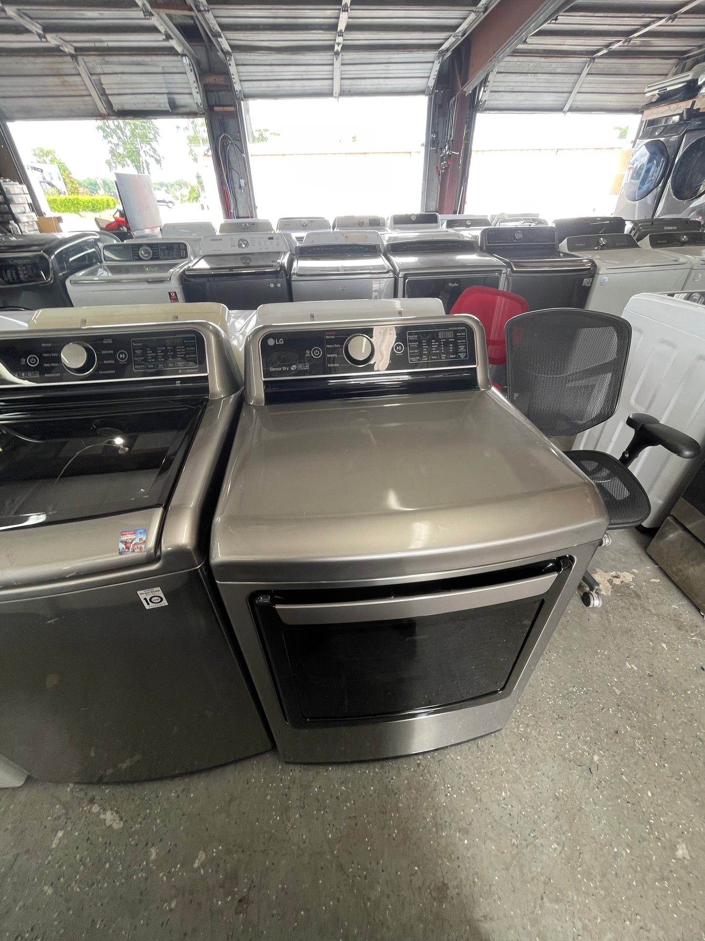 Lg Washer And Electric Dryer Set