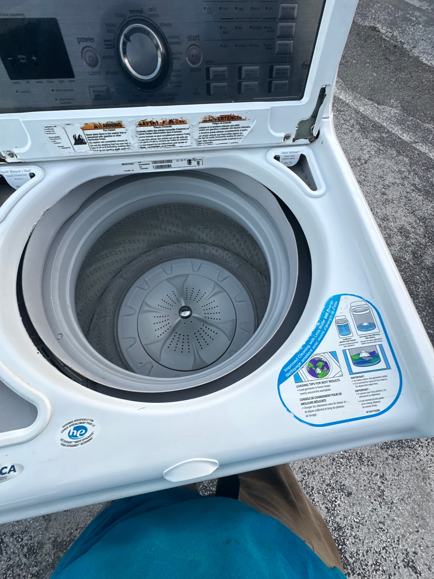 Maytag Bravos XL Top Load Washer – Model MVWB980BW0 (4.3 cu. ft.)