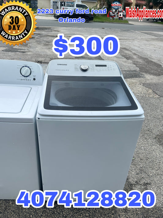 Samsung 5.0 cu. ft. Top Load Washer with Active WaterJet.