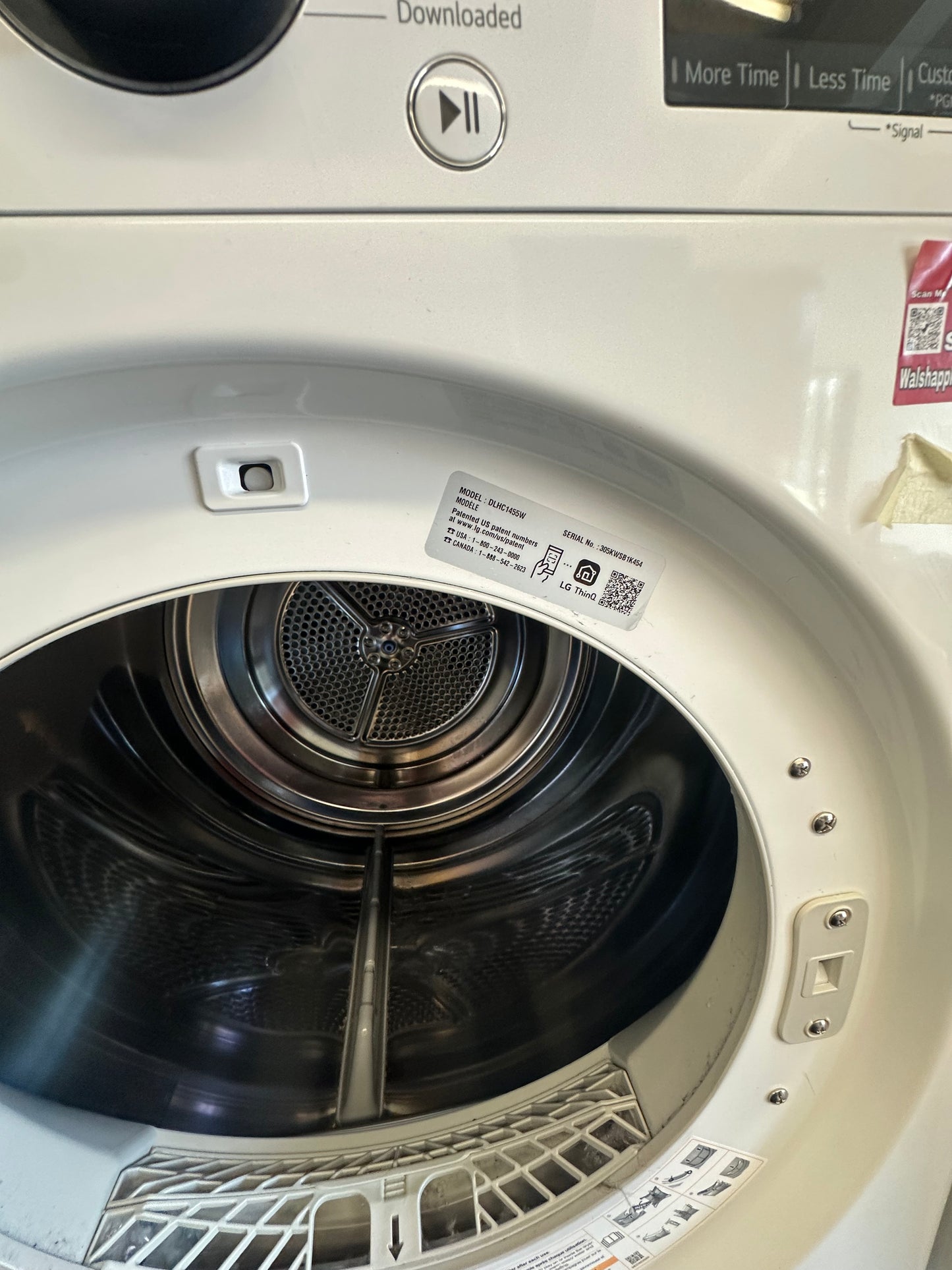 24 Inch Lg Washer And Electric Dryer Set