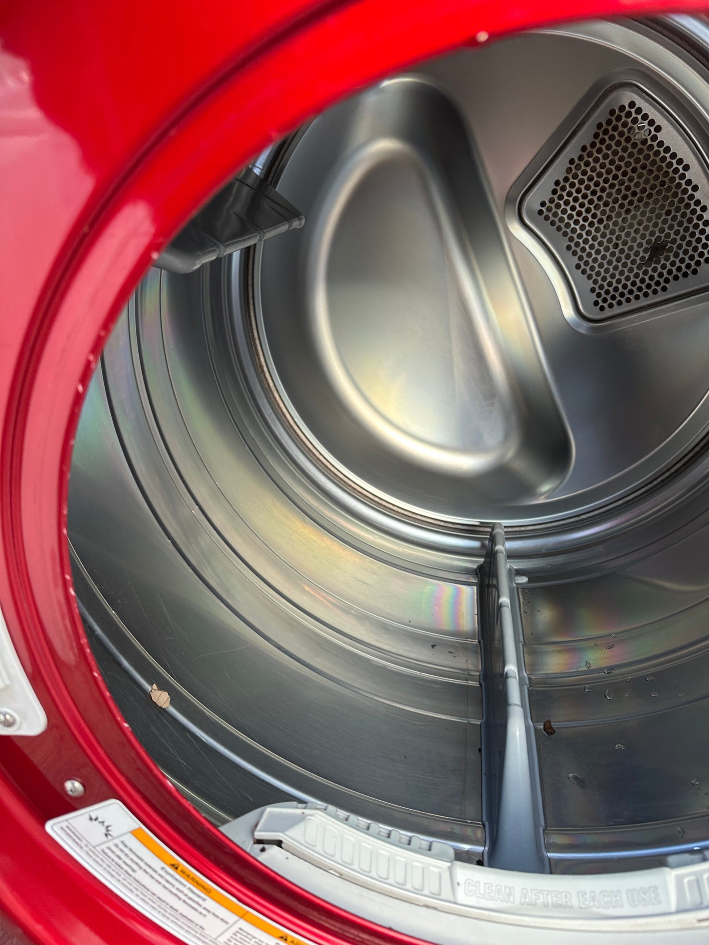 LG DLE7177RM Electric Dryer (Cherry Red)