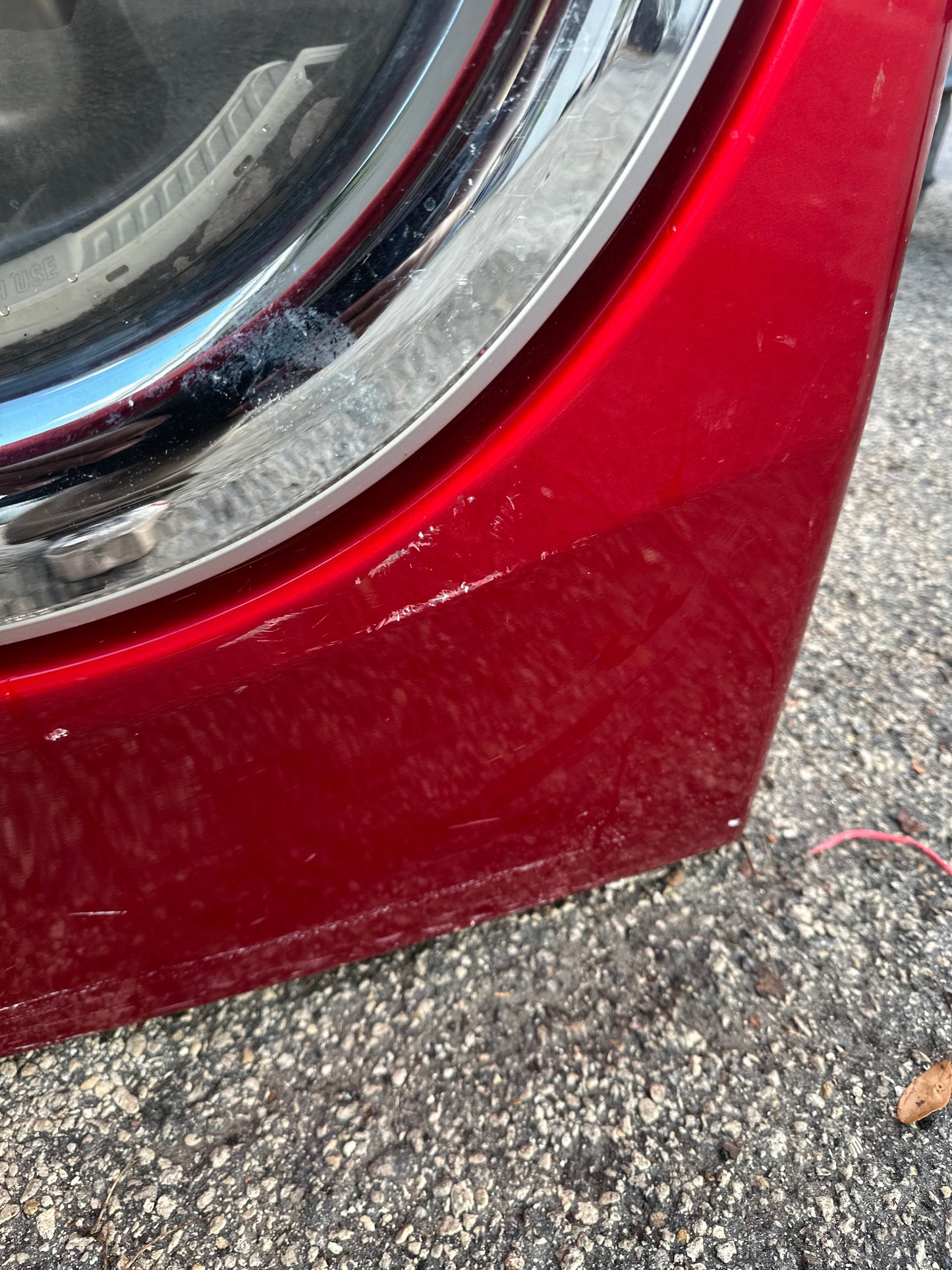 LG DLE7177RM Electric Dryer (Cherry Red)