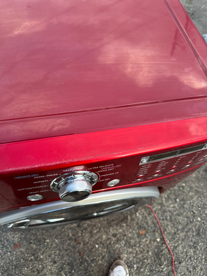 LG DLE7177RM Electric Dryer (Cherry Red)