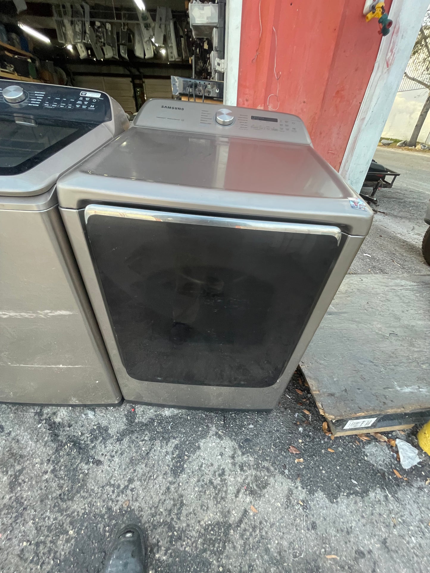 Samsung Champagne Washer and ElectricDryer