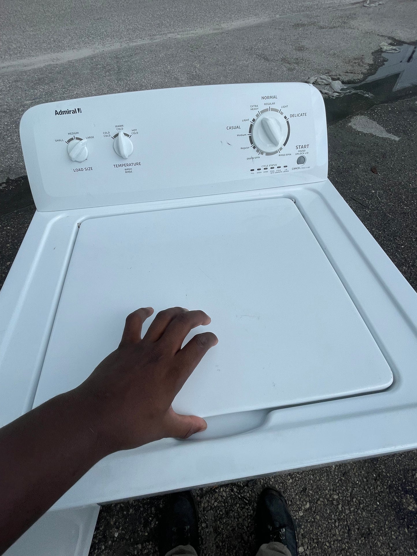 Admiral ATW4675YQ1 3.5 cu. ft. Top Load Washer with 9 Wash Cycles