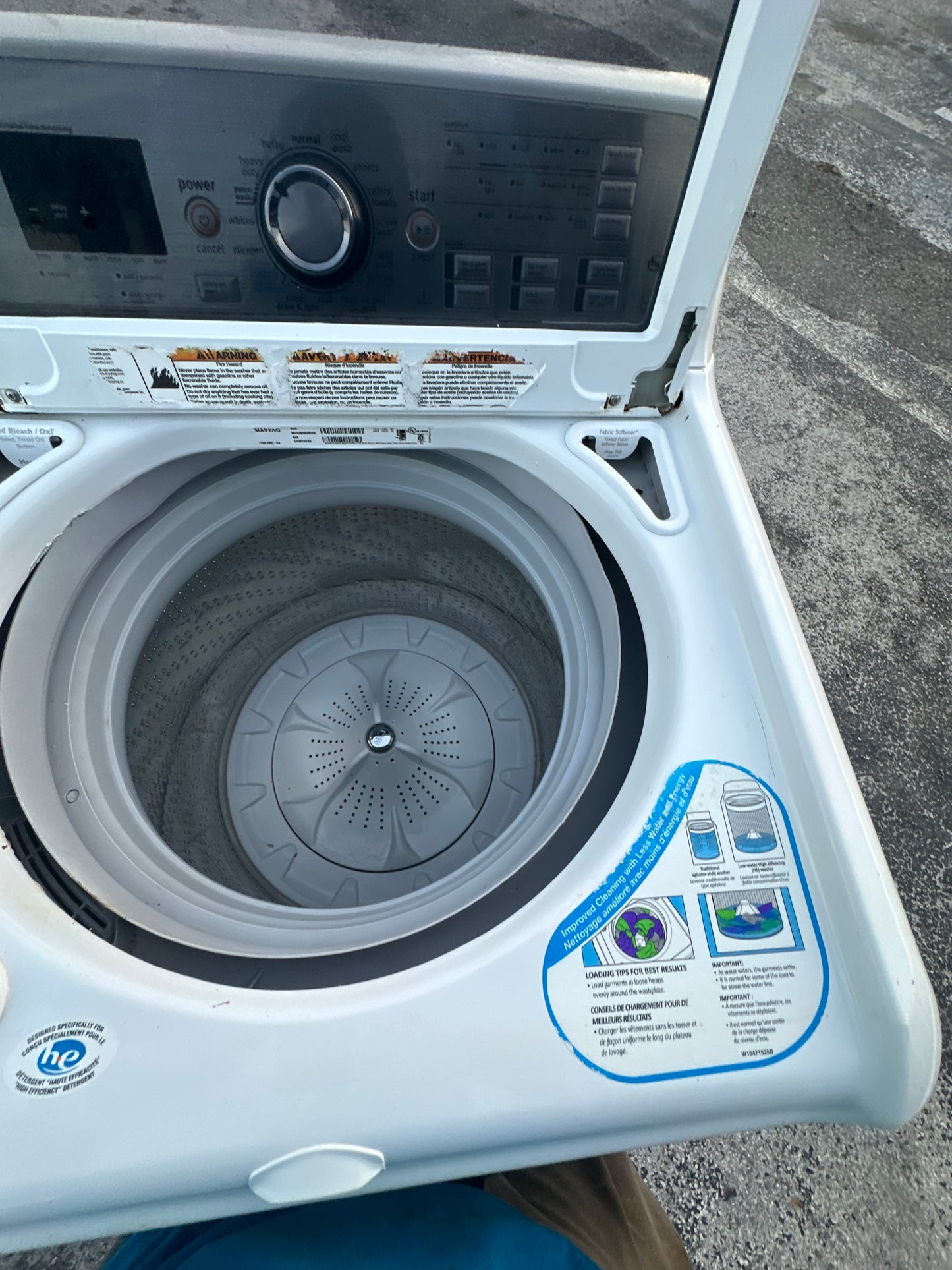 Maytag Bravos XL Top Load Washer – Model MVWB980BW0 (4.3 cu. ft.)