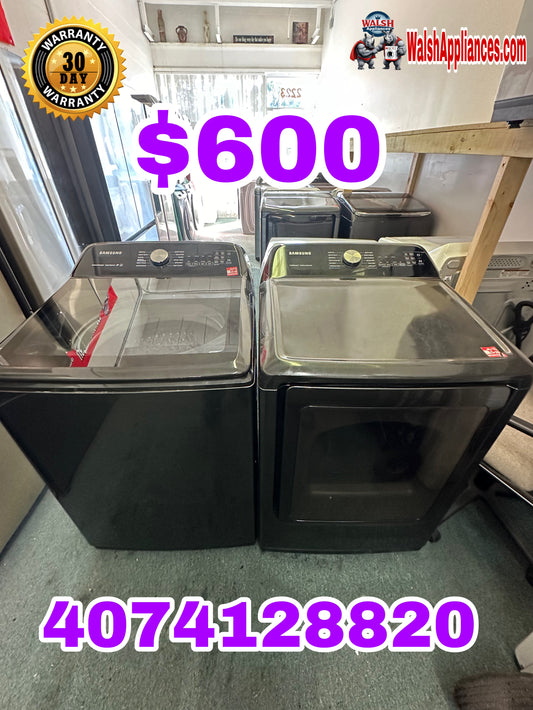 Samsung Washer And Electric Dryer Set