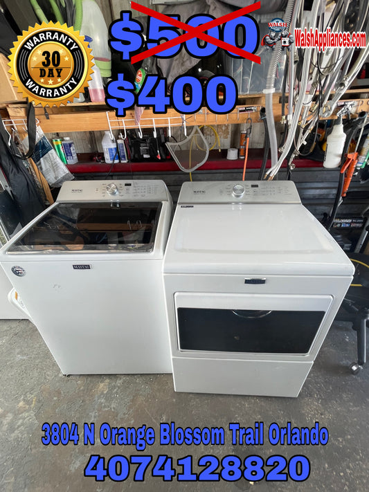 Maytag Washer And Electric Dryer Set