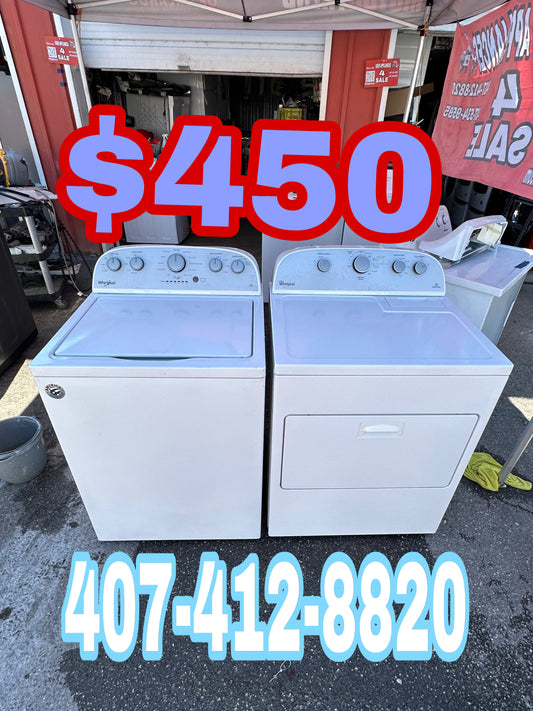 Whirlpool Washer And Electric Dryer Set