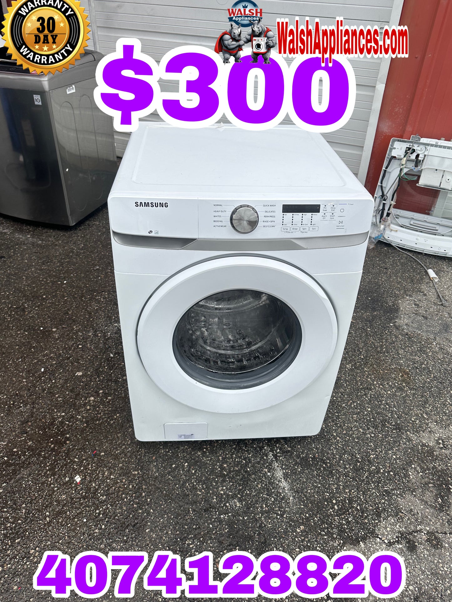 Samsung Washer - White - 27 Inch Front Load Washer with 4.5 Cu. Ft. Capacity