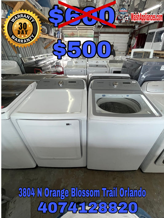 Samsung Washer And Electric Dryer Set
