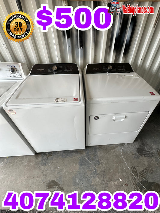 Whirlpool Washer And Electric Dryer Set 2021