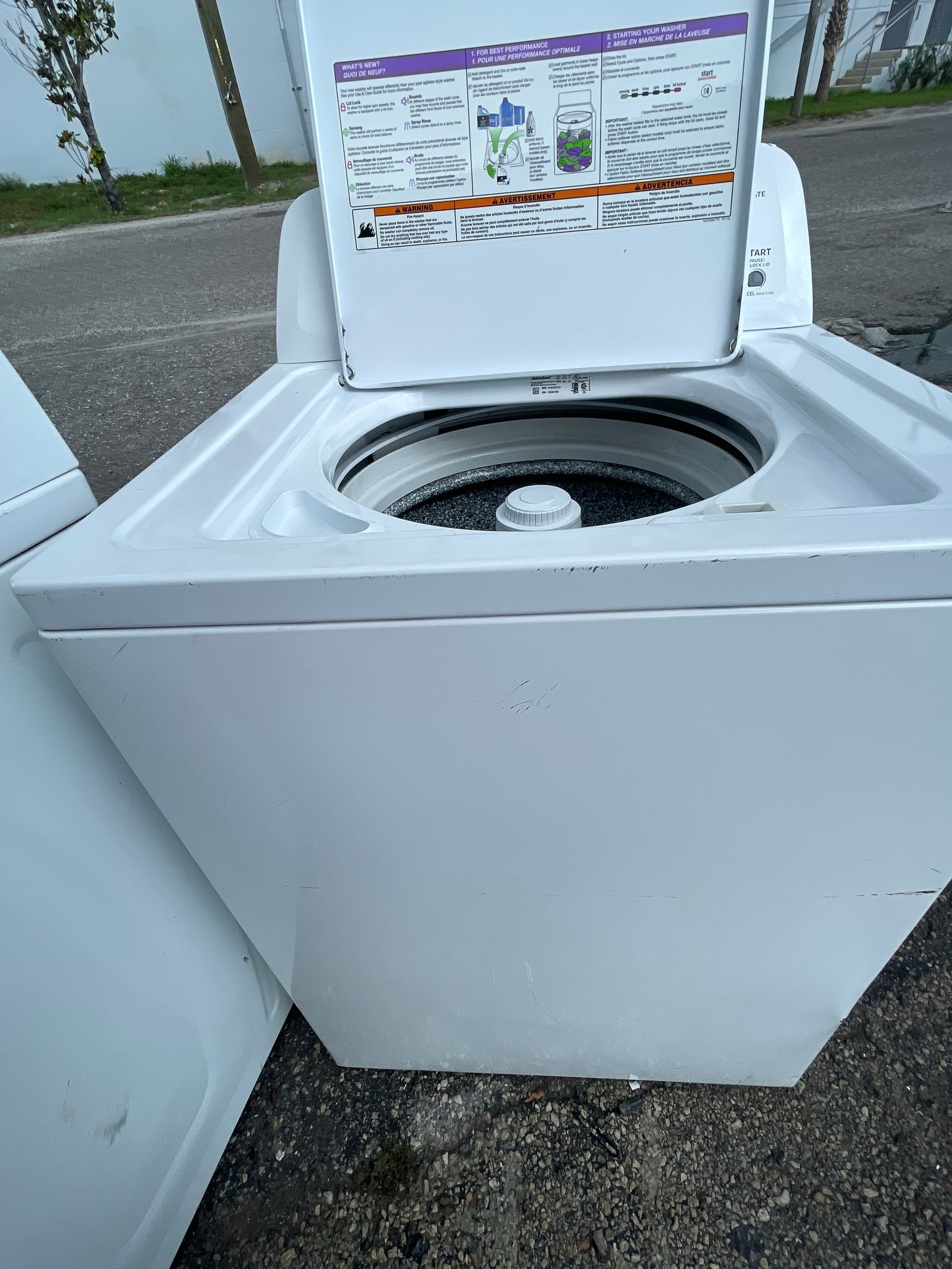 Admiral ATW4675YQ1 3.5 cu. ft. Top Load Washer with 9 Wash Cycles