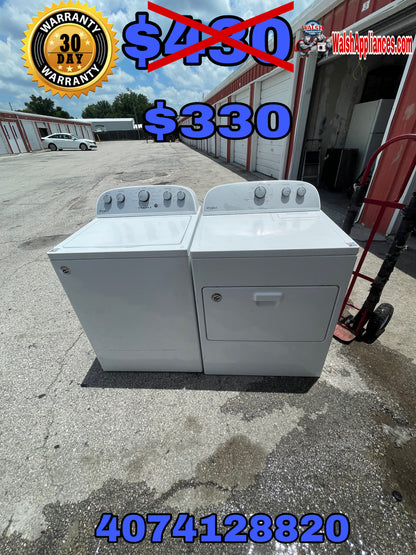 Whirlpool Washer 2in1 And Whirlpool Electric Dryer Set