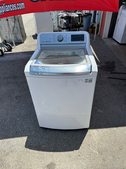 Lg Washer - White - 27 Inch 5.2 cu. ft. Top Load Washer with Steam