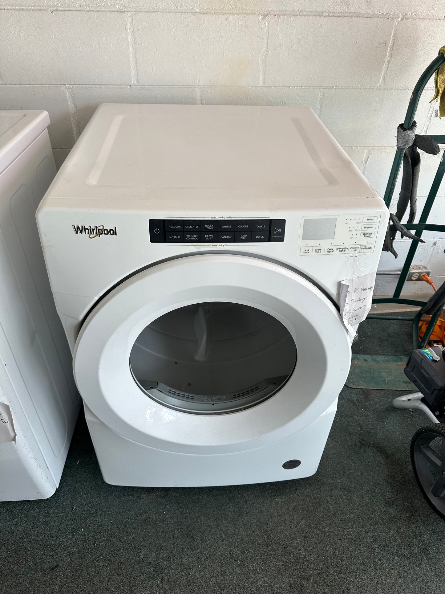 Whirlpool 7.4 cu. ft. Front Load Electric Dryer with Intuitive Touch Controls