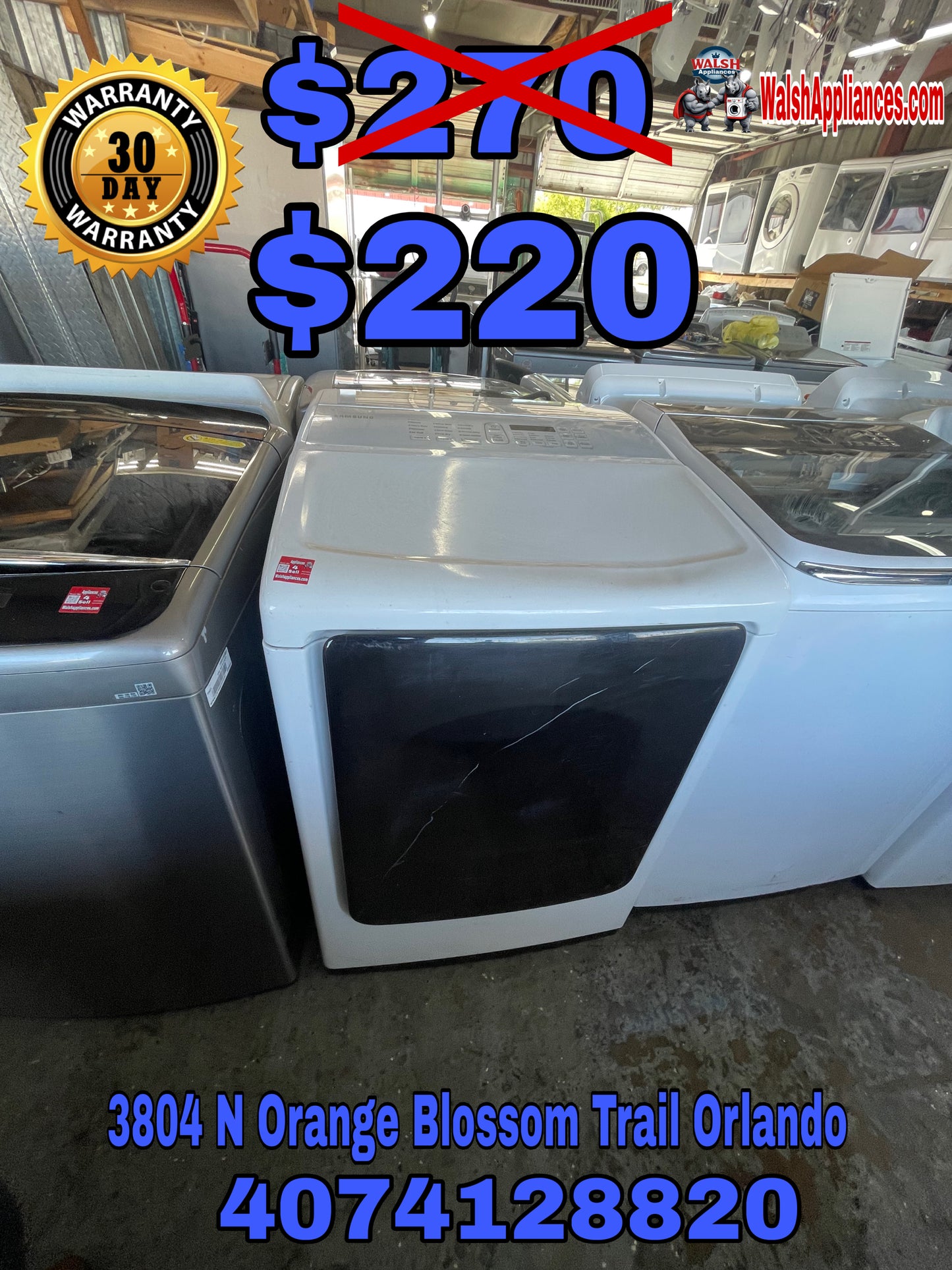 🔥 Samsung DV45K7600EW/A3 Electric Dryer