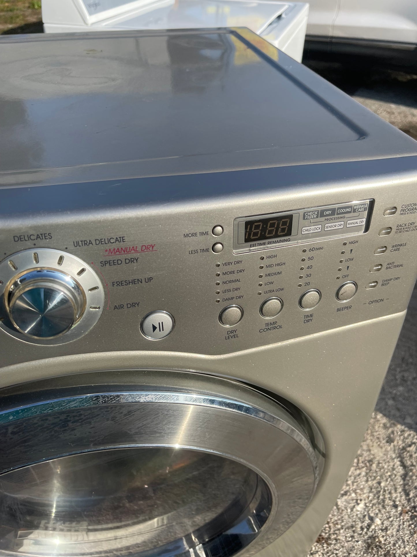 🔥 LG DLE5977S Electric Dryer
	•